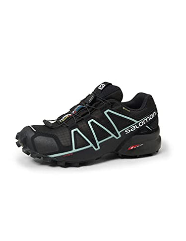 Salomon Speedcross 4 Gore-Tex Damen Trailrunning-Schuhe, Wasserdicht, Präziser Fußhalt, Wetterfester , Black, 38 im Sale